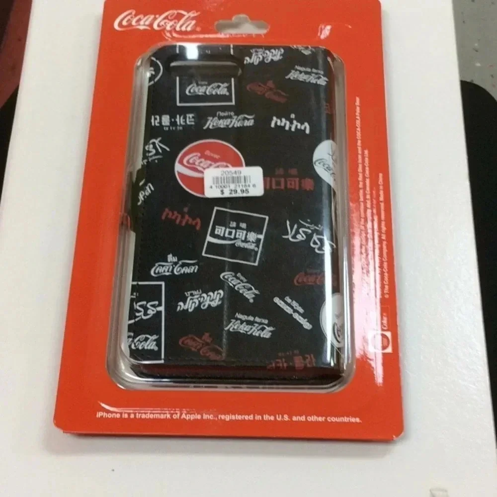 NWT Coca-Cola Bi-fold iPhone 7/8 Phone Case